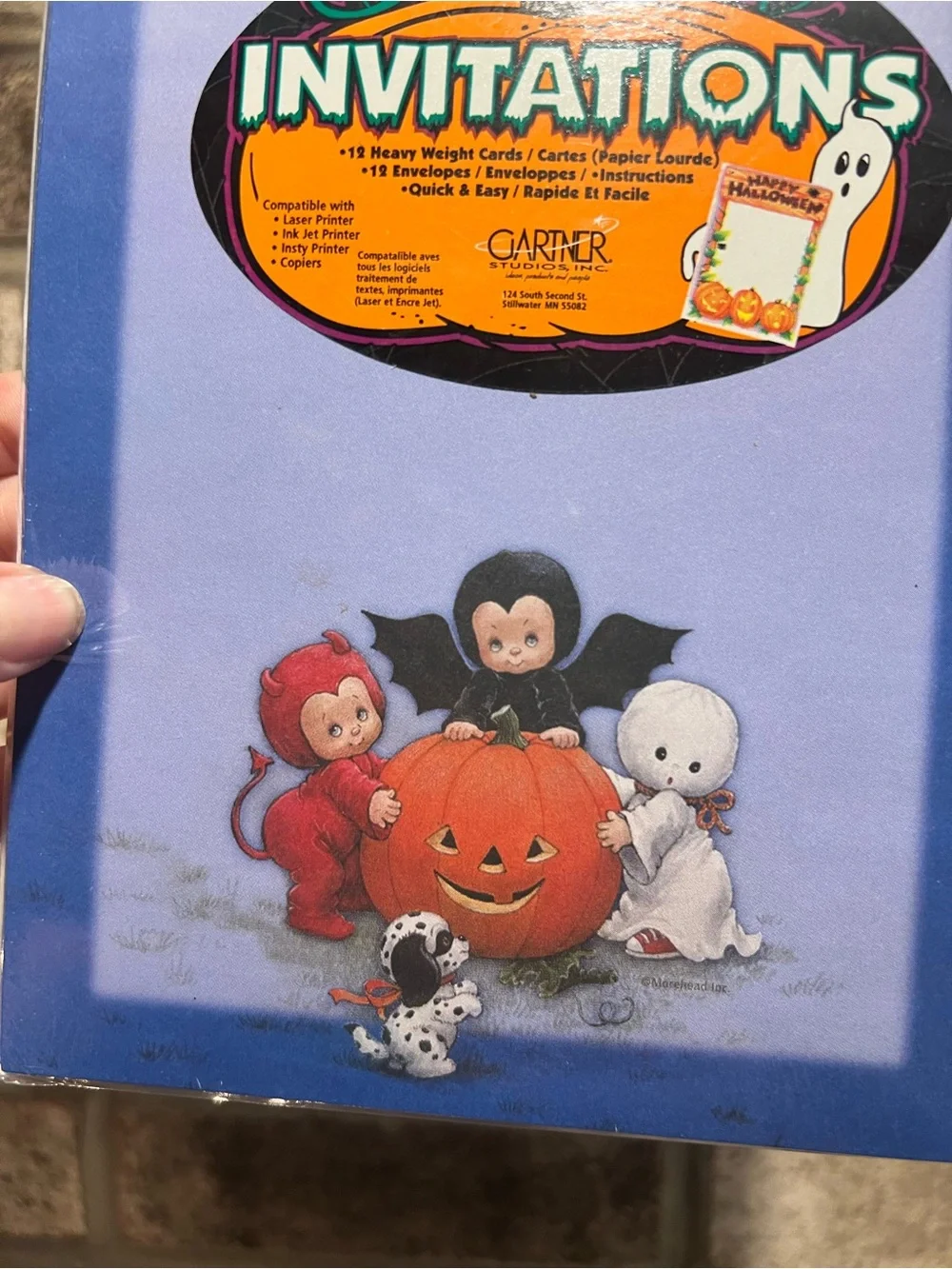 Vintage Halloween vote pad / invitations